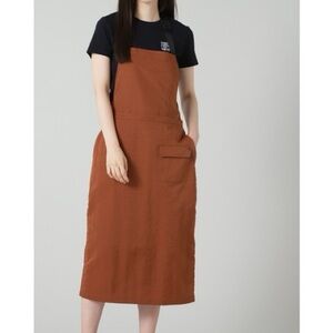 NWT Stussy Size 7 Brick Brown Convertible Apron Dress Skirt